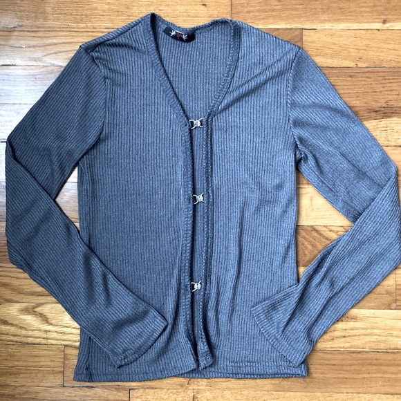 Vintage clasp-front cardigan - Picture 2 of 3